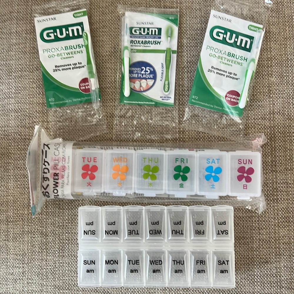 2/$5 Pill Case Travel Kit